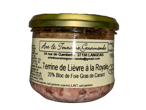 Terrine de Lièvre à la Royale 20% Bloc de Foie Gras de Canard