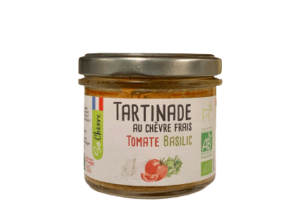 Tartinade au Chèvre Frais Tomate Basilic