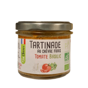 Tartinade au Chèvre Frais Tomate Basilic