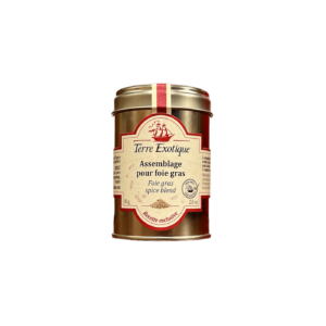 Assemblage pour foie gras dans un pot contenant 60 grammes. Un assemblage d'épices pour foie gras, car avec le foie gras, le plus important, c'est l'assaisonnement! 2 cuillères à café pour une terrine.